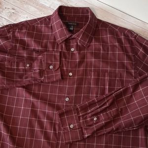 Van Heusen Long Sleeve Dress Shirt 16-16.5 collar  Large
